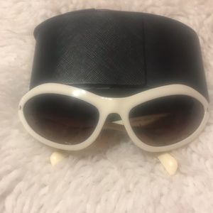 PRADA Cat Eye Havana Sunglasses with Case